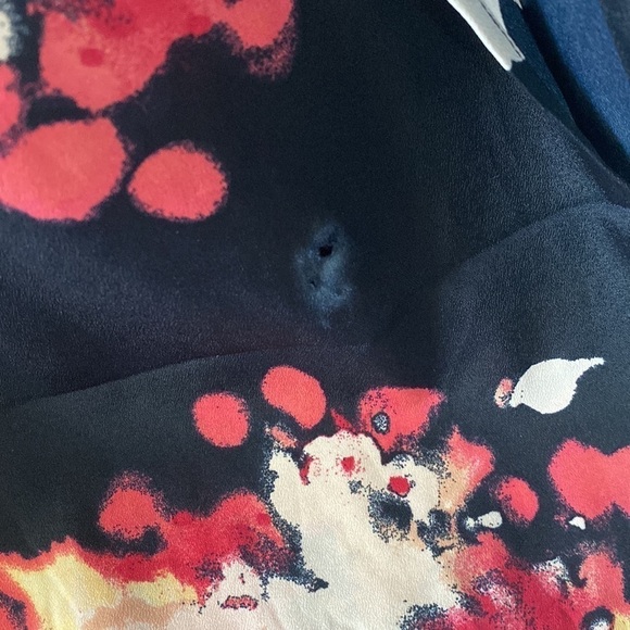 Ann Taylor Split-Neck Floral Sleeveless Maxi Dress - Picture 11 of 12